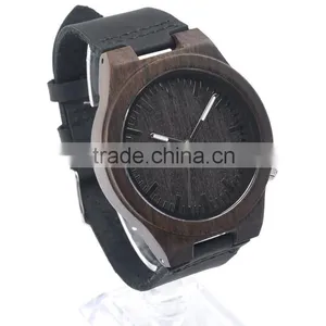 Eco-friendly Handmade Genuine Men Wrist Watch Sandalwood Quartz Watches thumbnail-5