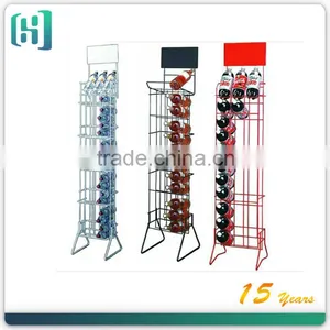 NEW Wire Floor Liquor Bottle Display Rack HXS-1355 thumbnail-1
