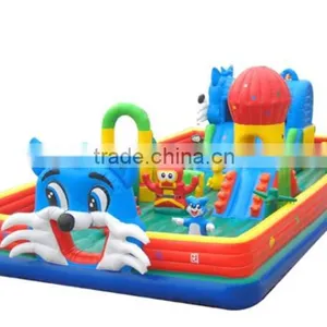 Outdoor Inflatable Fun City Giant Inflatable Playgrounds thumbnail-1