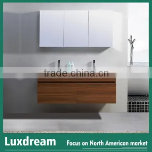 Luxdream Bathroom Design Modern Curved Bathroom Vanity thumbnail-2