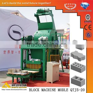 Shenta Brand QTJ5-20 Automatic Hollow Block Machine for Sale thumbnail-1