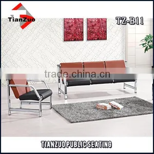 Modern Leather Sofa Set Reception Office Sofa TZ-B07 thumbnail-4