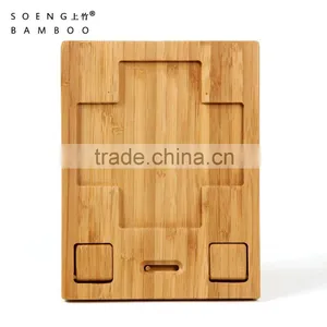 Custom Made Bamboo Products for Ipad Bamboo Stand and Wood Phone Stand for Iphone thumbnail-1