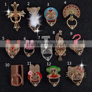Metal Ring Holder for Mobile Phone, Luxury Bling Diamonds Metal Ring Holder Phone Holder for IPhone thumbnail-2