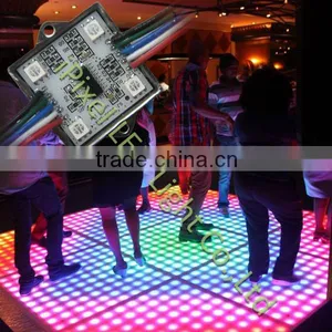 Programmable Decorative Smd5050 Metal Case Ws2801 4led Square Smart Shining Dmx Led thumbnail-1