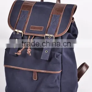 Wholesale Vintage Canvas Hiking Backpack thumbnail-1