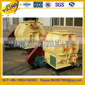 Professional Fish Feed Mixing Machine / Chicken Feed Mixer With Double Shaft thumbnail-4