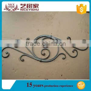 China Latest Wrought Iron Components Scroll Panels, Ornament Welding Fence Parts thumbnail-6