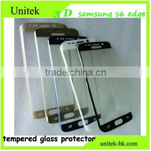 Factory Low Price!Premium Perfect For Samsung s6 Edge Electroplating With Wire Drawingblue Tempered Glass Manufacturer/wholesale thumbnail-1