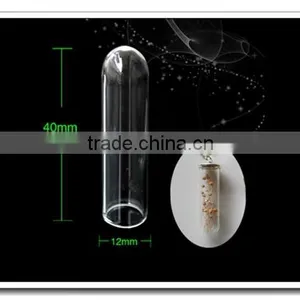Vintage Glass Dome/ Vintage Display/ Wedding Decor 55mm Vial Glass Tube Bottle With 15mm Open Month DIY Hollow Clear Glass Vial thumbnail-6