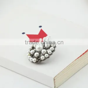 New Arrival Pearl Rhinestone Button for Apparel thumbnail-6