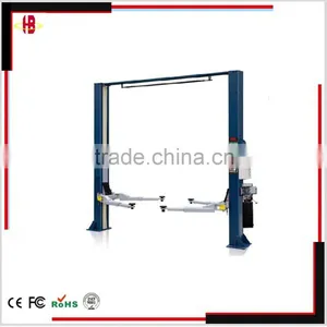 4.5T Hydraulic Two Post Clear Floor Car Lift thumbnail-6