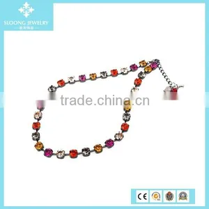 Hot Fashion Red Austria Crystal Love Necklace for Couple thumbnail-5