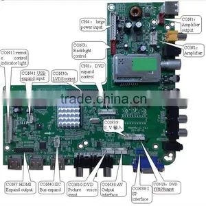 Universal Tv Motherboard Board Tv Certifications CE ISO9001 thumbnail-1