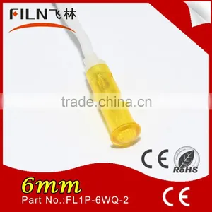 2015 Waterproof Plastic 6mm 230v Neon Led Mi-bulb Yellow Fire Extinguisher Indicator thumbnail-4