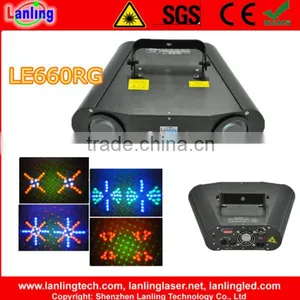 8W RGB LEDs and 150mW RG Fireworks Twinkling Laser Light thumbnail-1