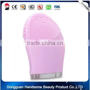 Rechargeable Beauty Ultrasonic Electric 3D Facial Cleaning Cleaner Brush Massage Face Cleansing Brush thumbnail-1