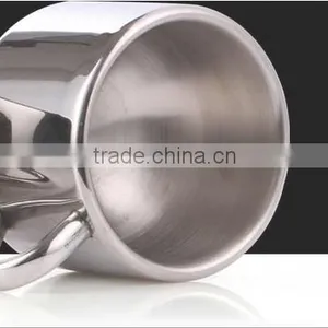 Promotional Custom Double Wall Stainless Steel Coffee Mug With Handle thumbnail-5