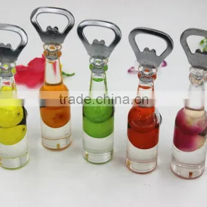 Fake 3d Beer Bottle Opener Fridge Magnet for Kitchen Display and Gifts thumbnail-1