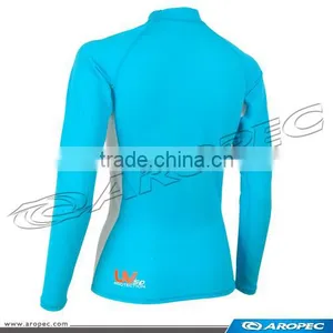 Sparkle Lycra Long Sleeve Rash Guard, Lady thumbnail-2