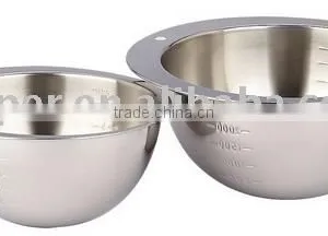 Household Environmetal Measuring Bowl in Stainless Steel thumbnail-1