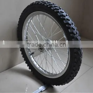 Plastic Garden Cart Wheel 16"x 2.125" thumbnail-1