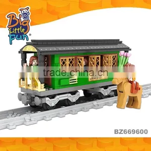 New Products Plastic Funny Blocks Model Track Train Building Blocks Toys for Kids thumbnail-1