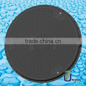 1008-65 SMC Manhole Cover Watertight With Lockable Bolt and Anti Static Set C250 /composite Manhole Cover /grp Manhole Cover thumbnail-1