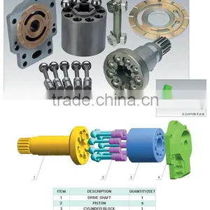 Hydraulic Piston Pump Parts for Hitachi Series HPV125B HPV102 / 116 / 118 thumbnail-1