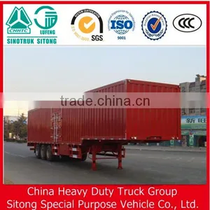Strengthen Container Semi Trailer,Cargo Box Semi Trailer Used to Carry Goods thumbnail-1