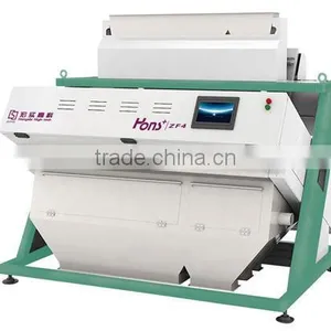 China Maufacturer Anhui Hefei Hons+ the Advanced Operation System Color Sorter Schrimp Skin Color Sorting Machiinery thumbnail-1