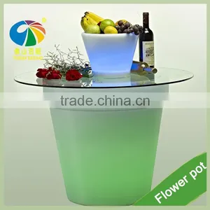 Light Up Color Landscape OEM LED Flower Planter Pot thumbnail-6