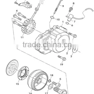 800CC HISUN UTV Magnetic Motor Rotor Assy thumbnail-4