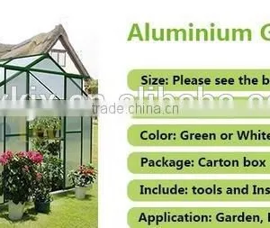 Low Cost Mini Transparent Polycarbonate Garden Greenhouse for Flowers thumbnail-3