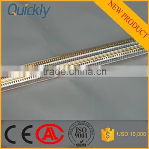 Medium Wave Quartz Infrared Heater Gold IR Lamp Heating Element for Tunnel Oven thumbnail-1