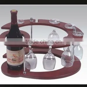 Wine Bottle and Cup Holder thumbnail-1