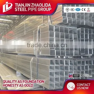 Q195 Q235 Q345 Material Welded 50x70 Galvanized Rectangular Hollow Section for Construction Use thumbnail-4