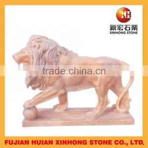 Big Stone Lion Statue in Garden Sculpture for Sale thumbnail-3