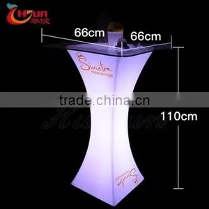 Commercial Bar Furniture Rechargable Battery Color Changing Led Bar Table thumbnail-4