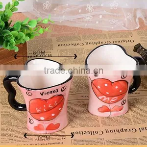 250ml Love Ceramic Couple Mug With Full Wrap Decal Printing thumbnail-1