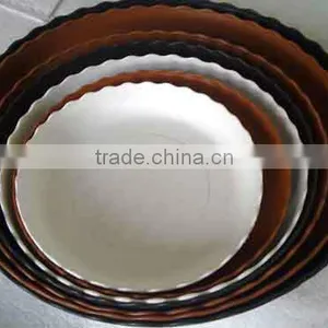 Simple Plastic Flower Pot - Saucer KLDH-240 thumbnail-1