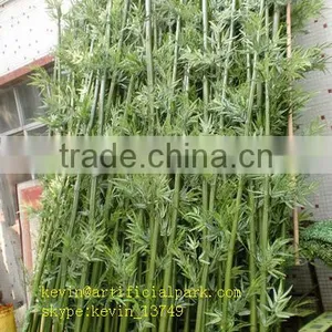Hotel Lobby Decoration Bamboo Plant Stand Bamboo Poles Cheap Artificial Artificial Bamboo thumbnail-1