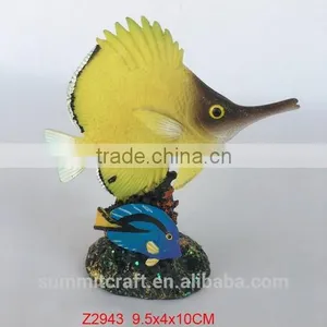 Custom Hand Painting Polyresin Clown Fish Figurine thumbnail-2