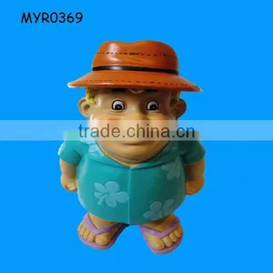 Funny Beach Man Resin Statue thumbnail-1