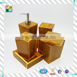 2015 Hot Sale Acrylic Bathroom Accessories Wholesale Acrylic Bathroom Set PMMA Material Acrylic Tumbler Soap Dish thumbnail-1