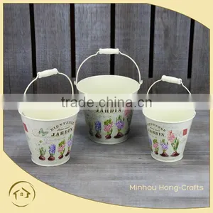 Galvanized Iron Bucket Garden Pails Iron Garden Wholesale Buckets thumbnail-1