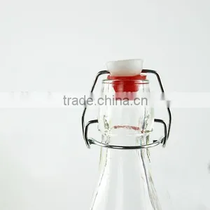 Colorful Spray Colored Glass Table Beer Bottle With Swing Top Lid thumbnail-2