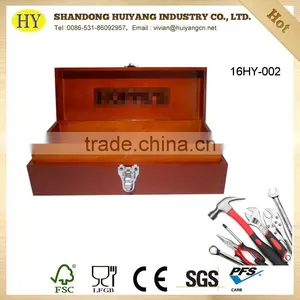 Pine Wood Painted Tool Box thumbnail-2