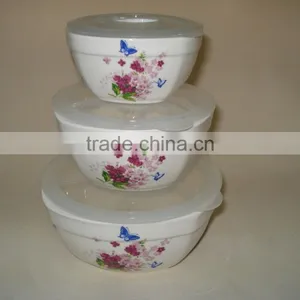 Porcelain Fresh Seal Bowl Set thumbnail-1