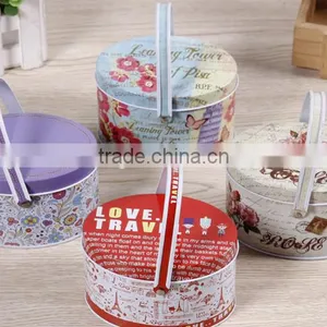 Canisters Wholesale Washing Products Tin Cans Handle Tin Box thumbnail-4